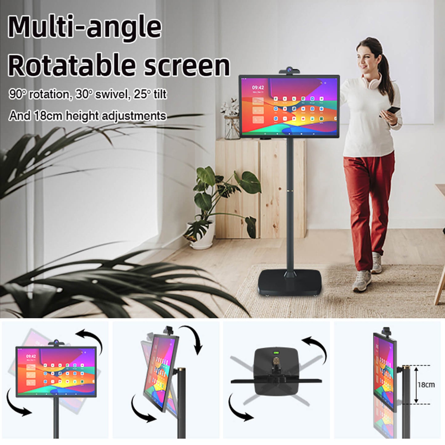 StandbyMe Portable Touch Screen Monitor TV Movable Smart Screen
