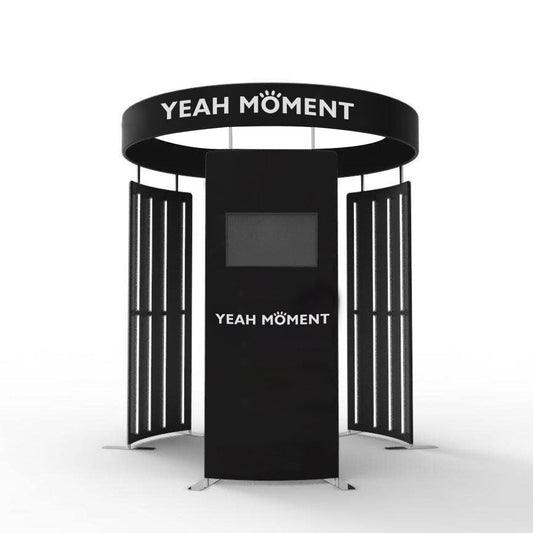 YeahMoment 360 Photo Booth Enclosure With LED Light
