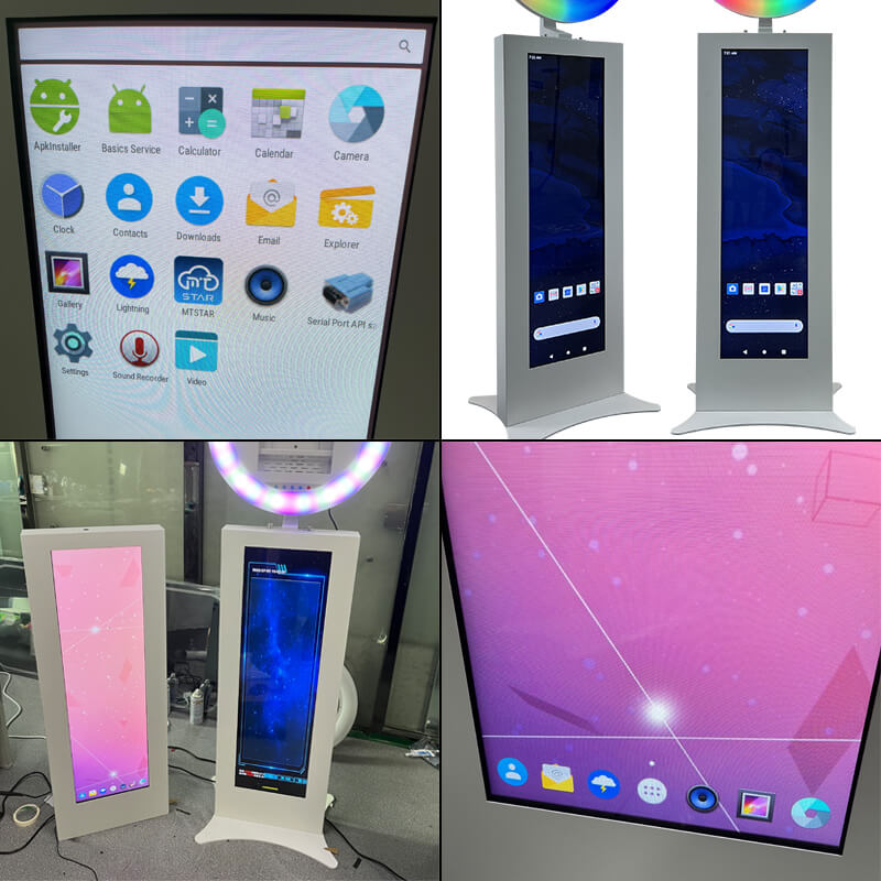 YeahMoment LCD Screen Photo Booth Stand Advertising Photo Booth iPad Photo Booth Kiosk