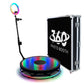 360 Photo Booth Automatic Spin 360 Slow motion video Booth 39"(100cm) for 1 to 5 people stand