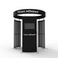 360 Photo Booth Enclosure With LED Light