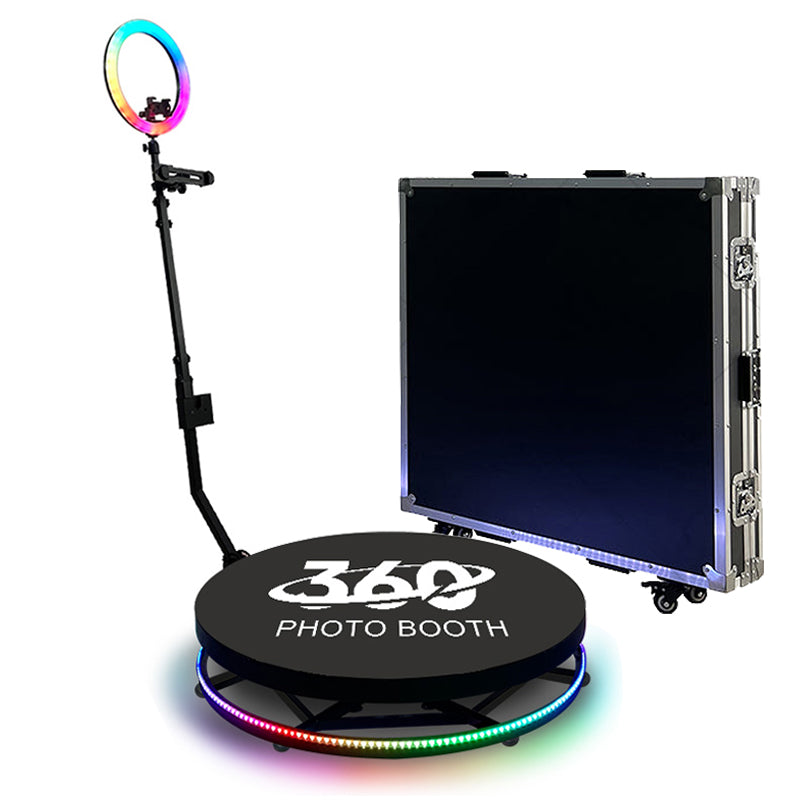 360 Photo Booth Automatic Spin Slow Motion Video Booth 68cm Yeah Moment